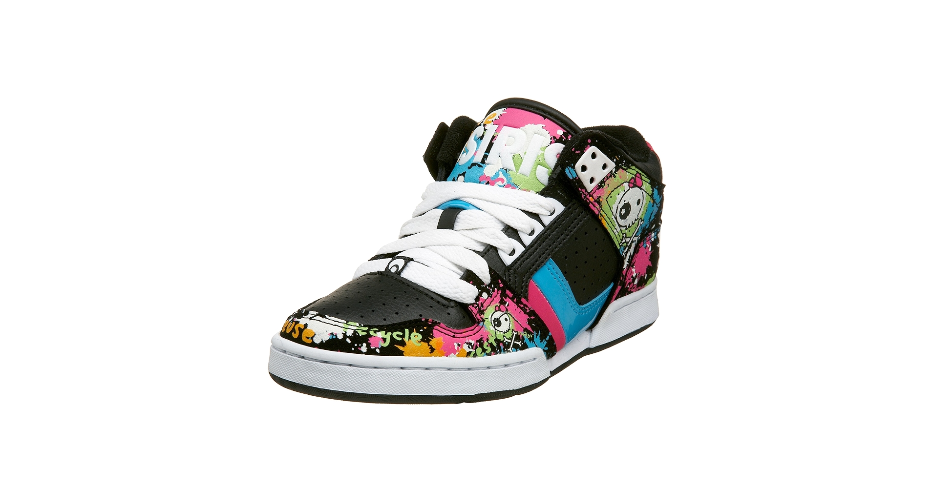 Buy Osiris Women's South Bronx Sneaker,Becky Bones/Splatter/Black